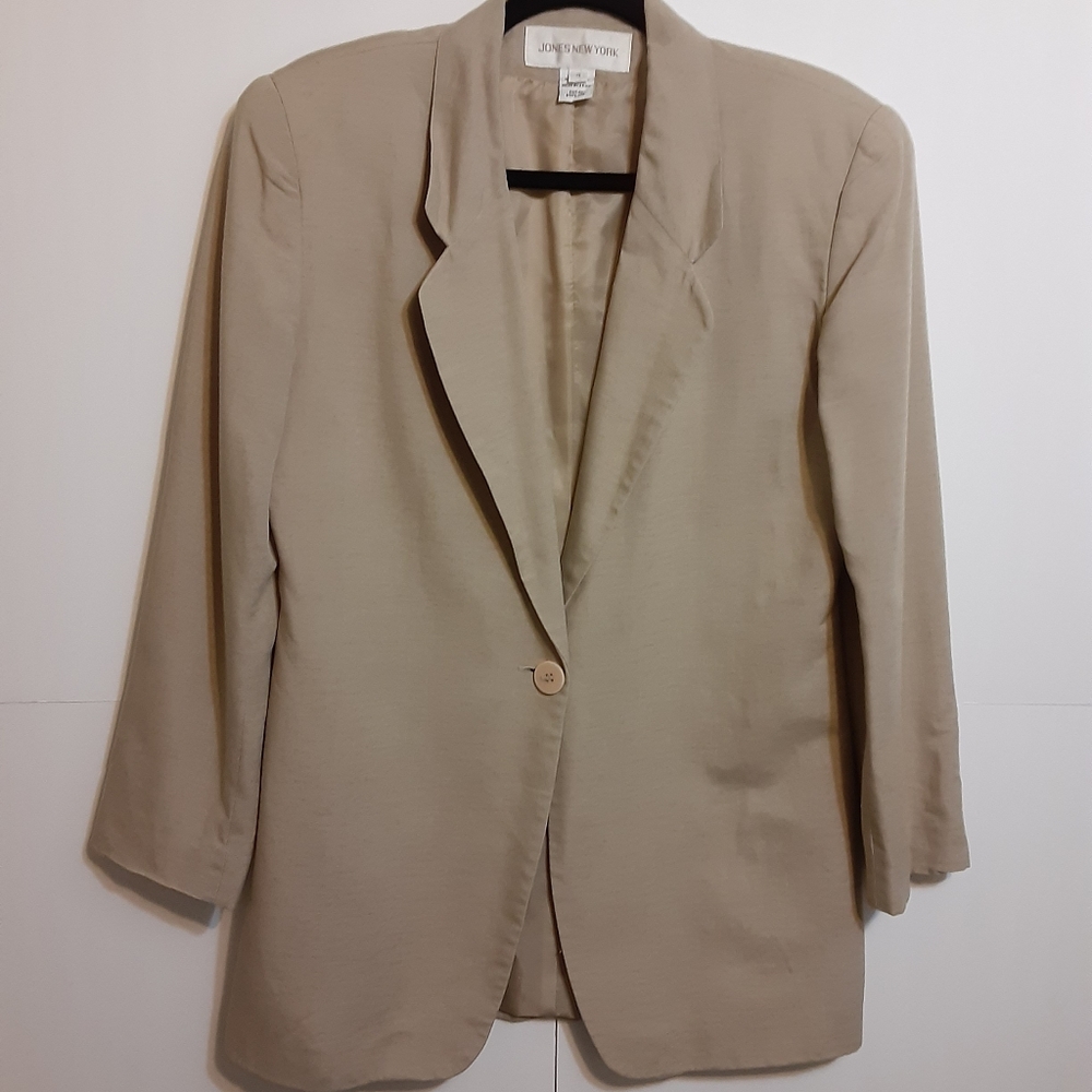 Jones New York Tan Blazer Size 4